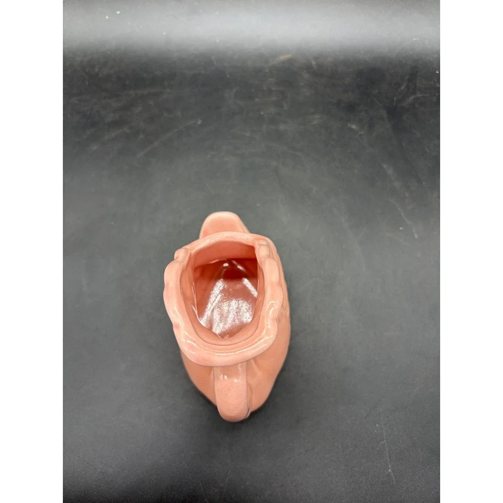 Vintage‎ Pink Ceramic Swan Planter Mini Vase Mid Century Modern Decor